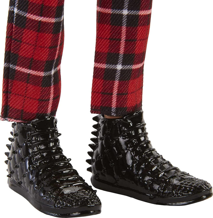 Barbie GVY29 Ken Fashionista Rocker Ken Doll, Multicolor, 32.39 cm*5.08 cm*10.16 cm