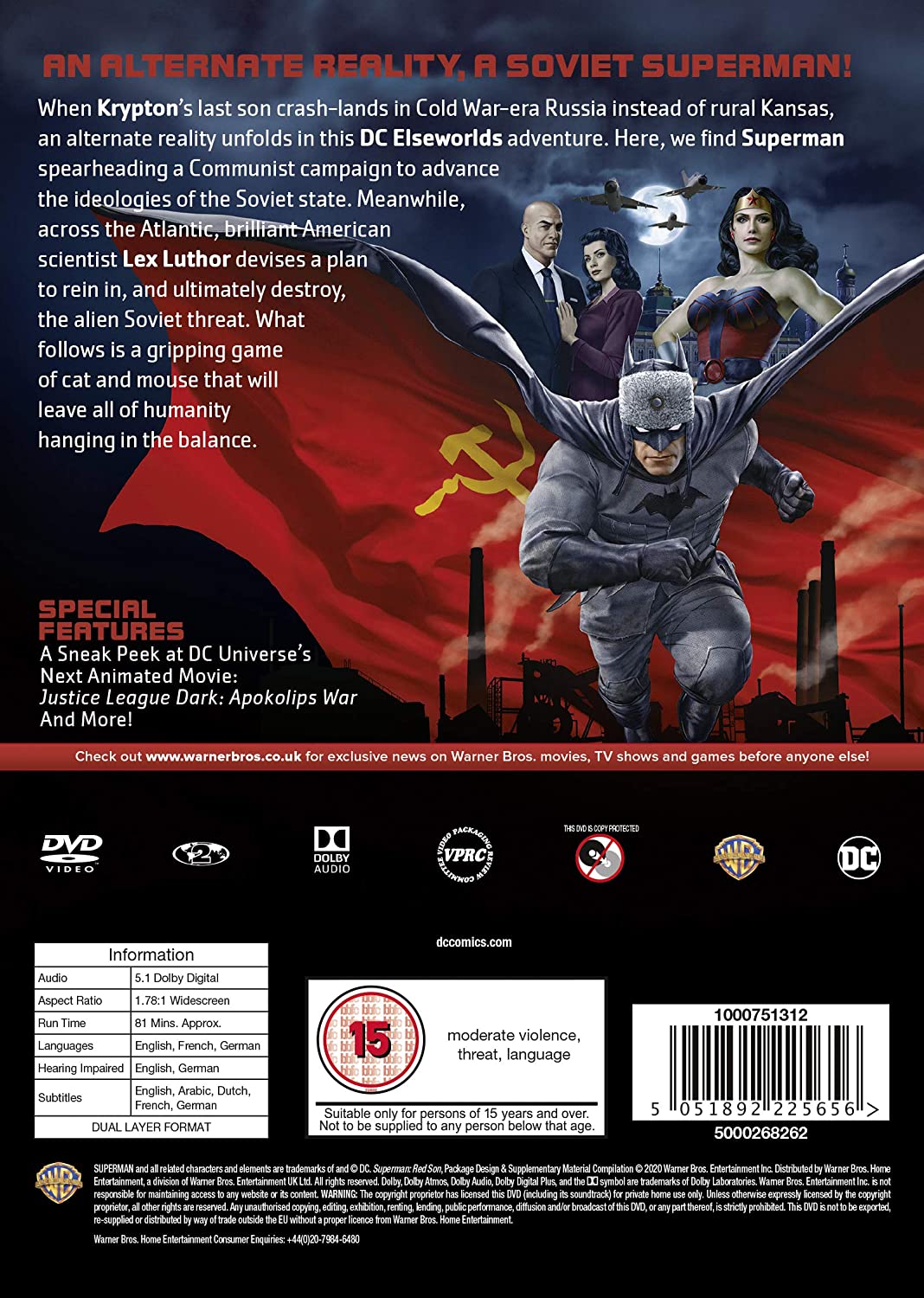 Superman: Red Son (2020) - Animation [DVD]
