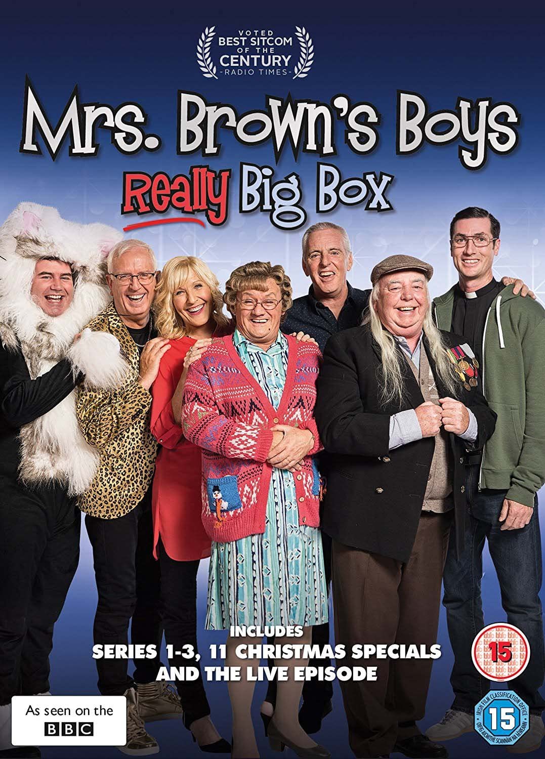 Mrs Brown's Boys: Das wirklich große Box-Set – Komplette Staffel 1–3, Weihnachtsspecials und Live-Folge [DVD]