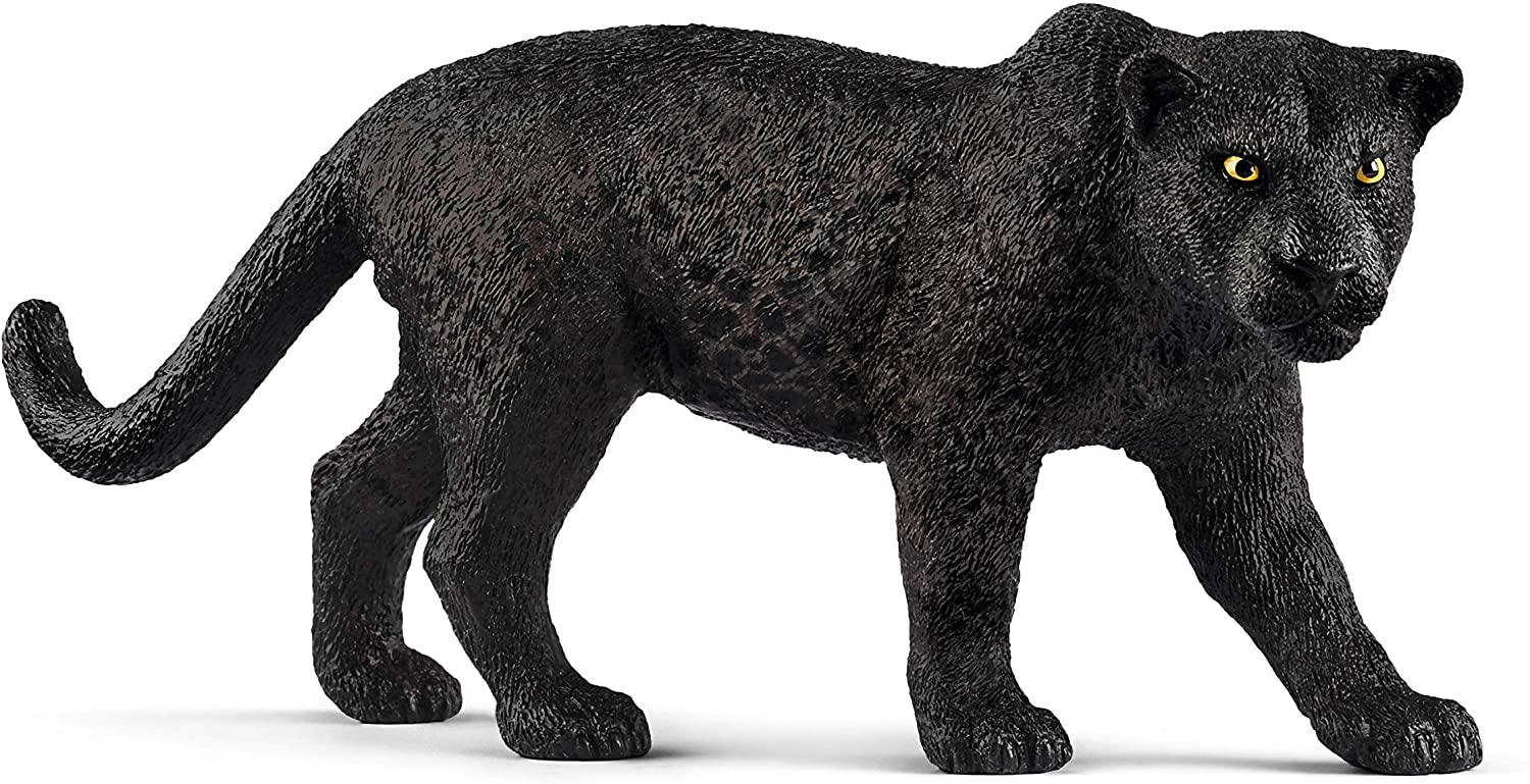 Schleich 14774 Black Panther - Individually Hand-Painted Animal Figure