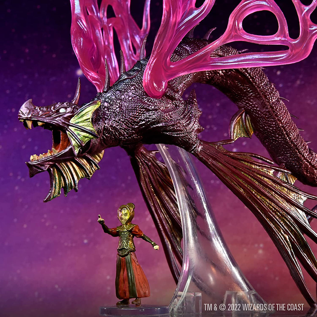 D&D Icons of the Realms: Spelljammer – Adult Solar Dragon & Prince Xeleth - Gargantuan Collectible Figure (Ages 14+)