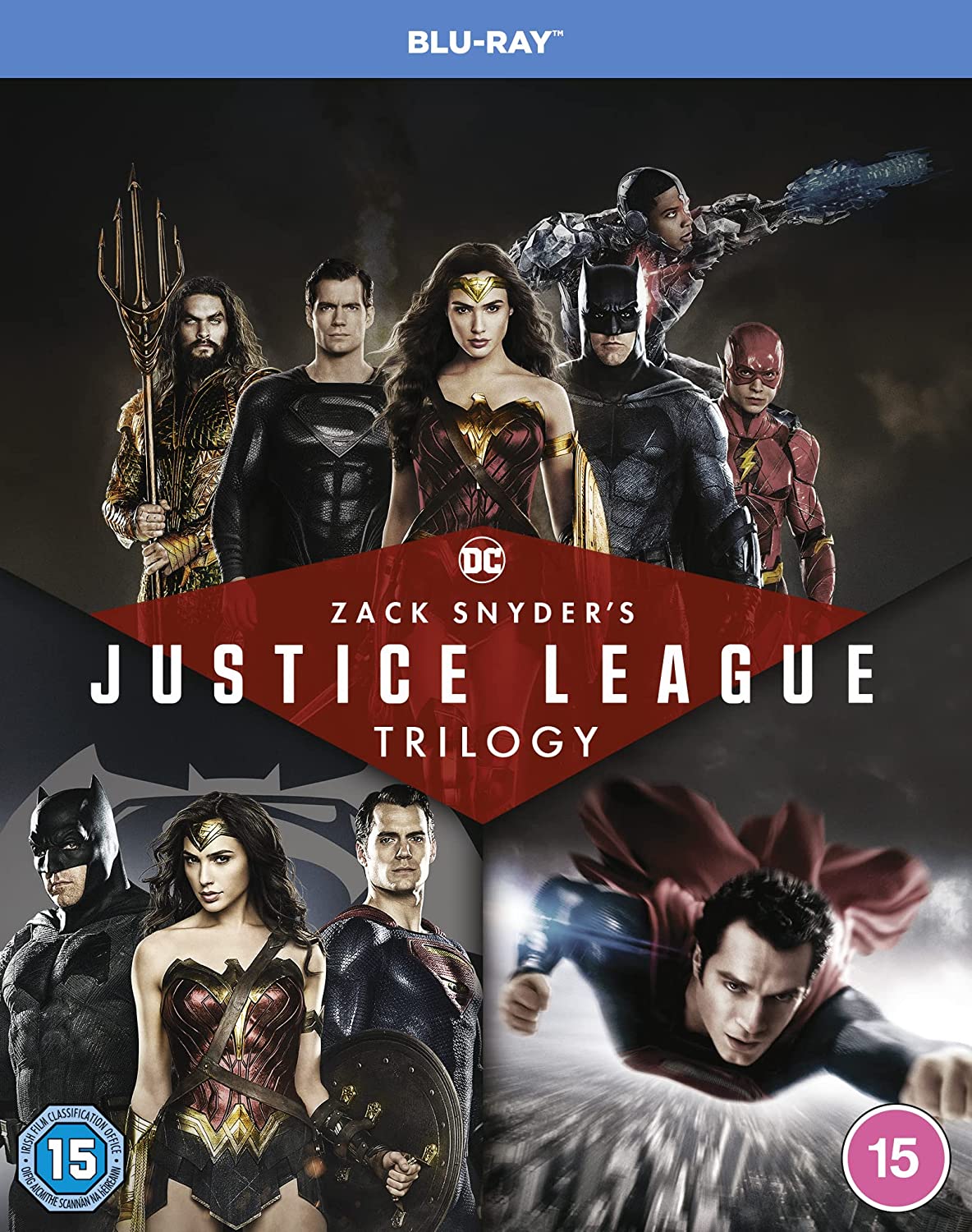 Zack Snyders Justice League-Trilogie (2021) – Blu-ray [Region Free]