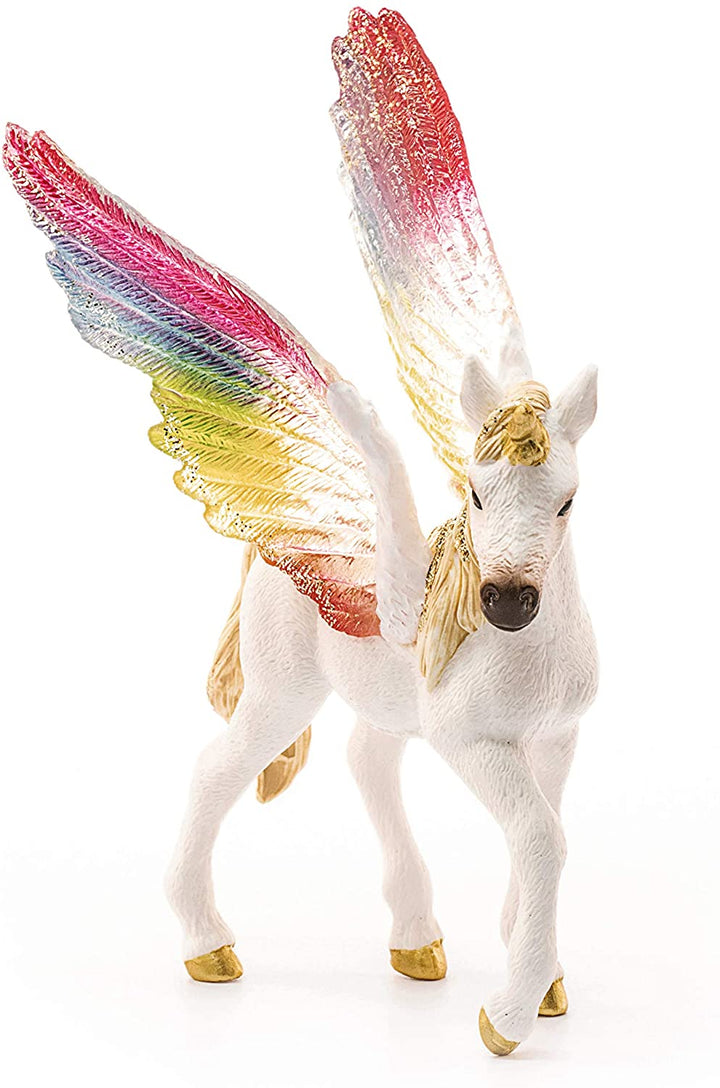 Schleich 70577 Figura Puledro Unicorno Arcobaleno Alato