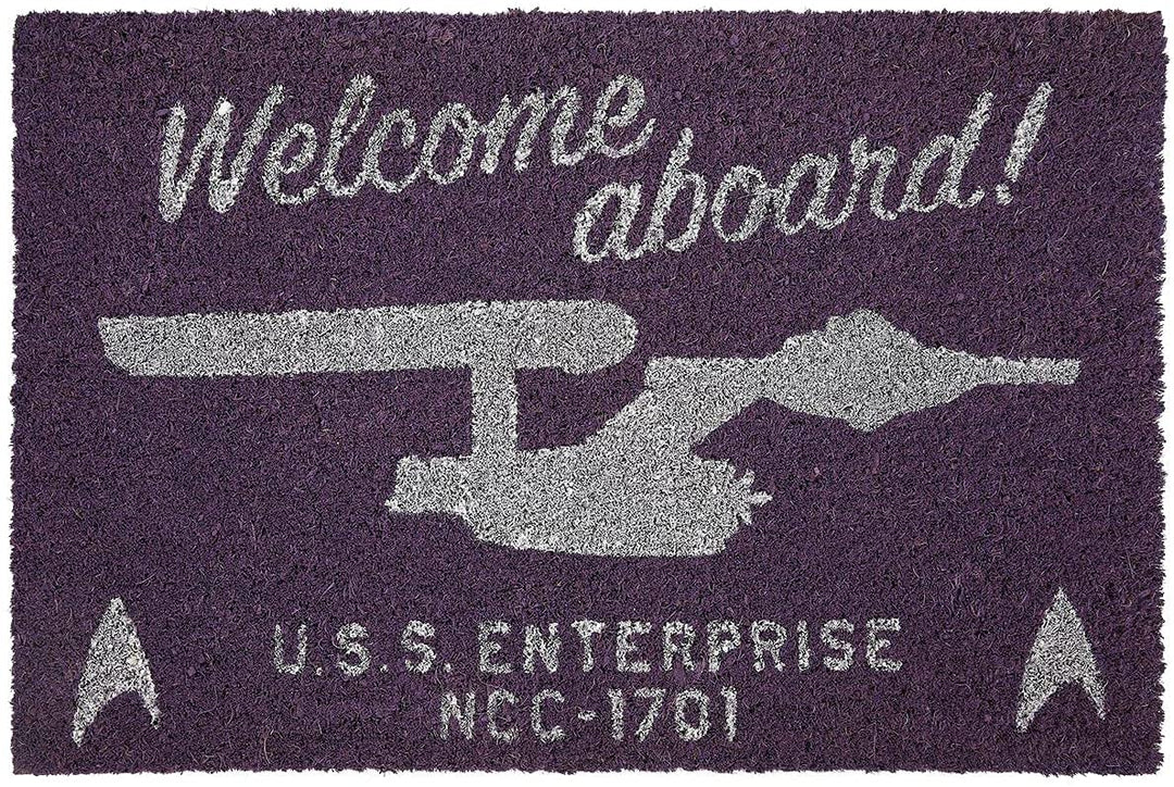 Star Trek Welcome Aboard! Unisex Doormat Multicolor (GP85396)