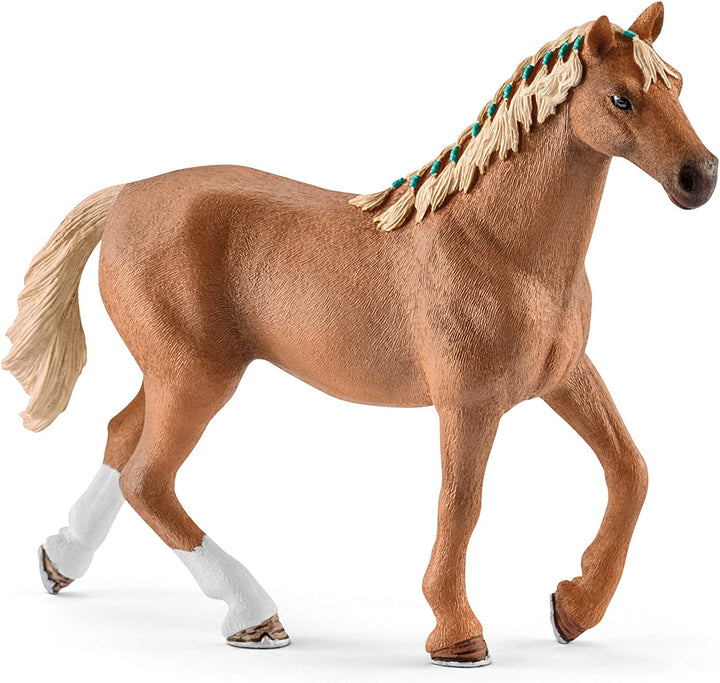 Schleich 42360 42360-Horse Club purosangue inglese con coperta, multicolore