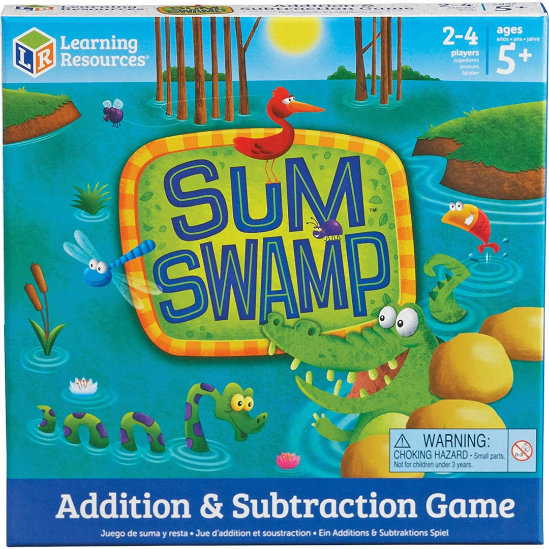 Leermiddelen Som Swamp Optellen &amp; Aftrekken Spel &amp; Leermiddelen Zicht Woord Bingo