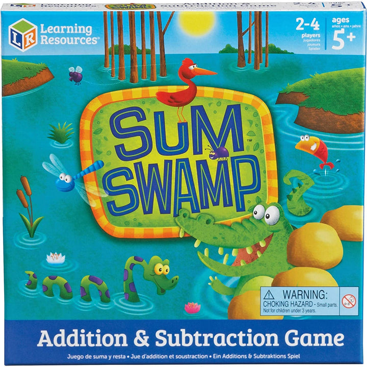 Leermiddelen Som Swamp Optellen &amp; Aftrekken Spel &amp; Leermiddelen Zicht Woord Bingo