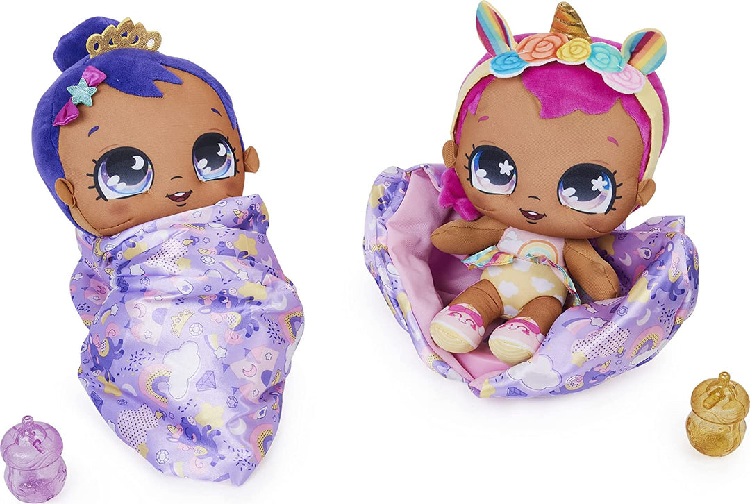 Coperta magica per neonati, bambola di peluche a sorpresa con oltre 80 suoni e reazioni, coperta viola (lo stile può variare), giocattoli per bambini per bambine dai 4 anni in su