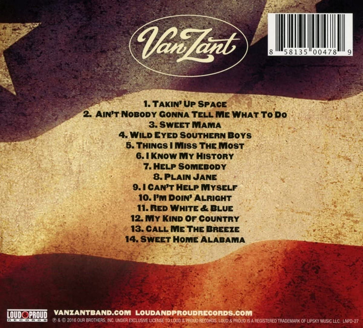 Red White & Blue - Van Zant [Audio CD]