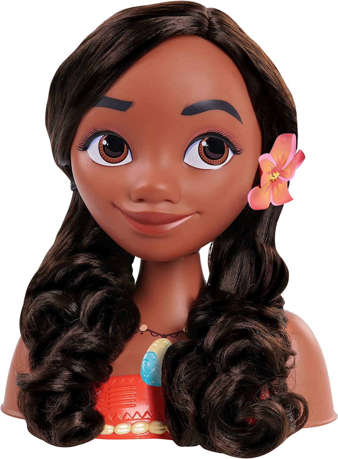 Disney Princess Moana Styling Head with Flower Crown & Accessories 5