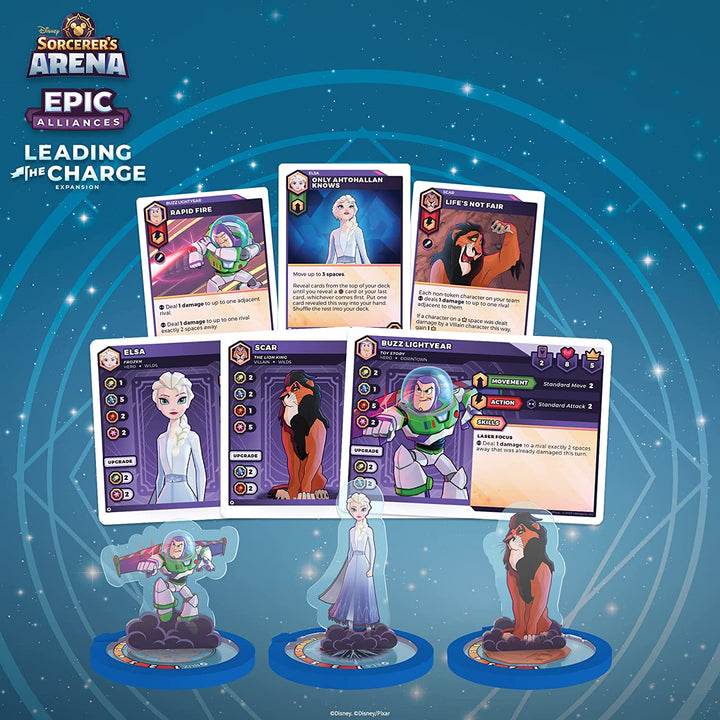USAopoly Disney Sorcerer's Arena: Epic Alliances - Leading the Charge Expansion (TOP-HB007)