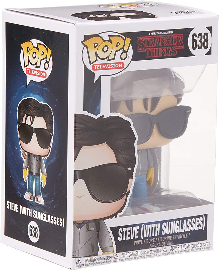 Una serie originale Netflix Stranger Things Steve con occhiali da sole Funko 30877 Pop! Vinile #638