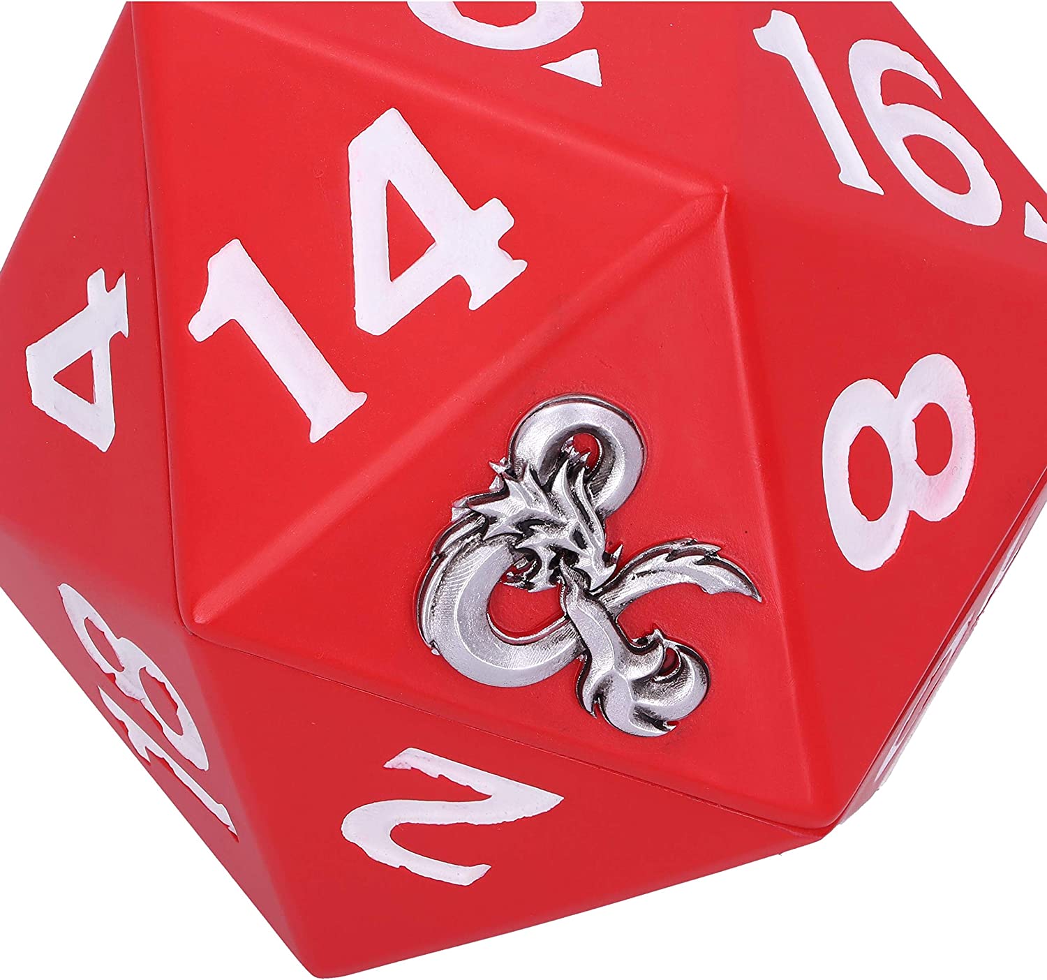 Nemesis Now Dungeons & Dragons D20 Dice Storage Box Red Resin 6