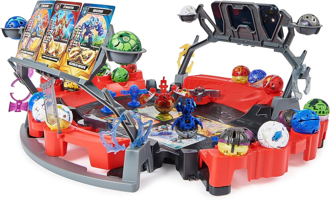 BAKUGAN Battle Arena with Exclusive Special Attack Dragonoid, Customisable, Spinning Action Figure and Playset