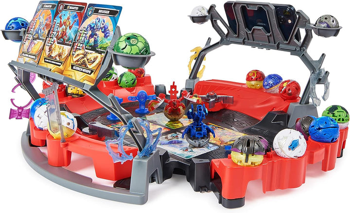 BAKUGAN Battle Arena with Exclusive Special Attack Dragonoid, Customisable, Spinning Action Figure and Playset
