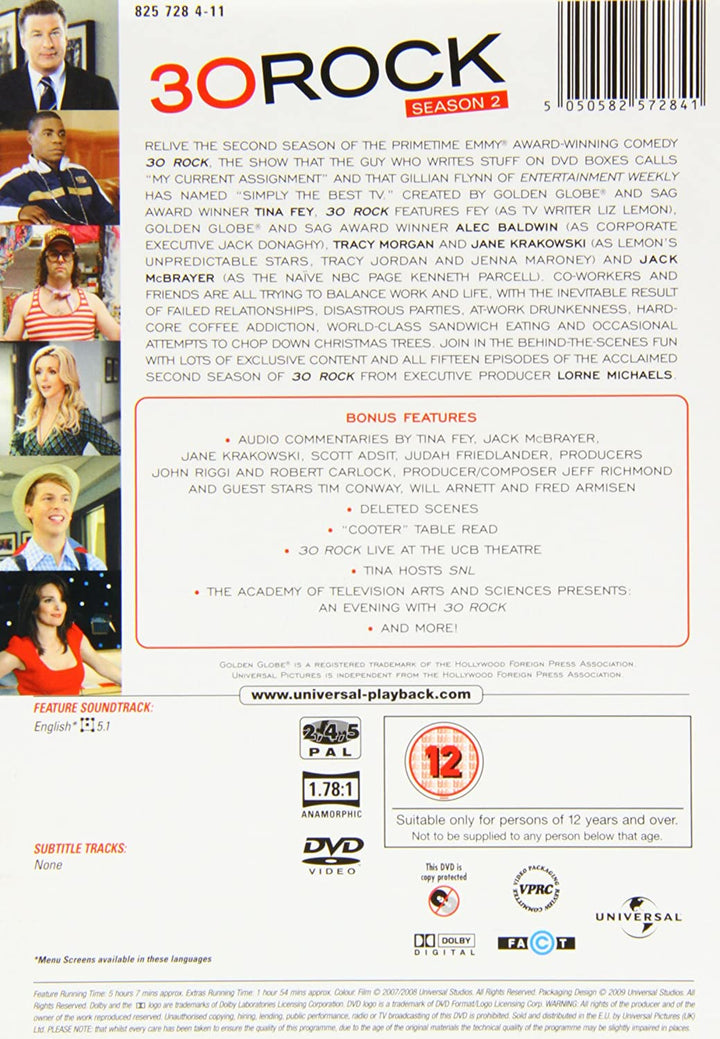 30 Rock Temporada 2 [DVD]
