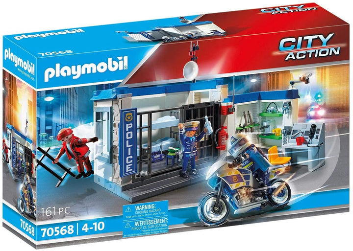 Playmobil 70568 City Action Police Prison Escape, voor kinderen van 4 - 10 jaar