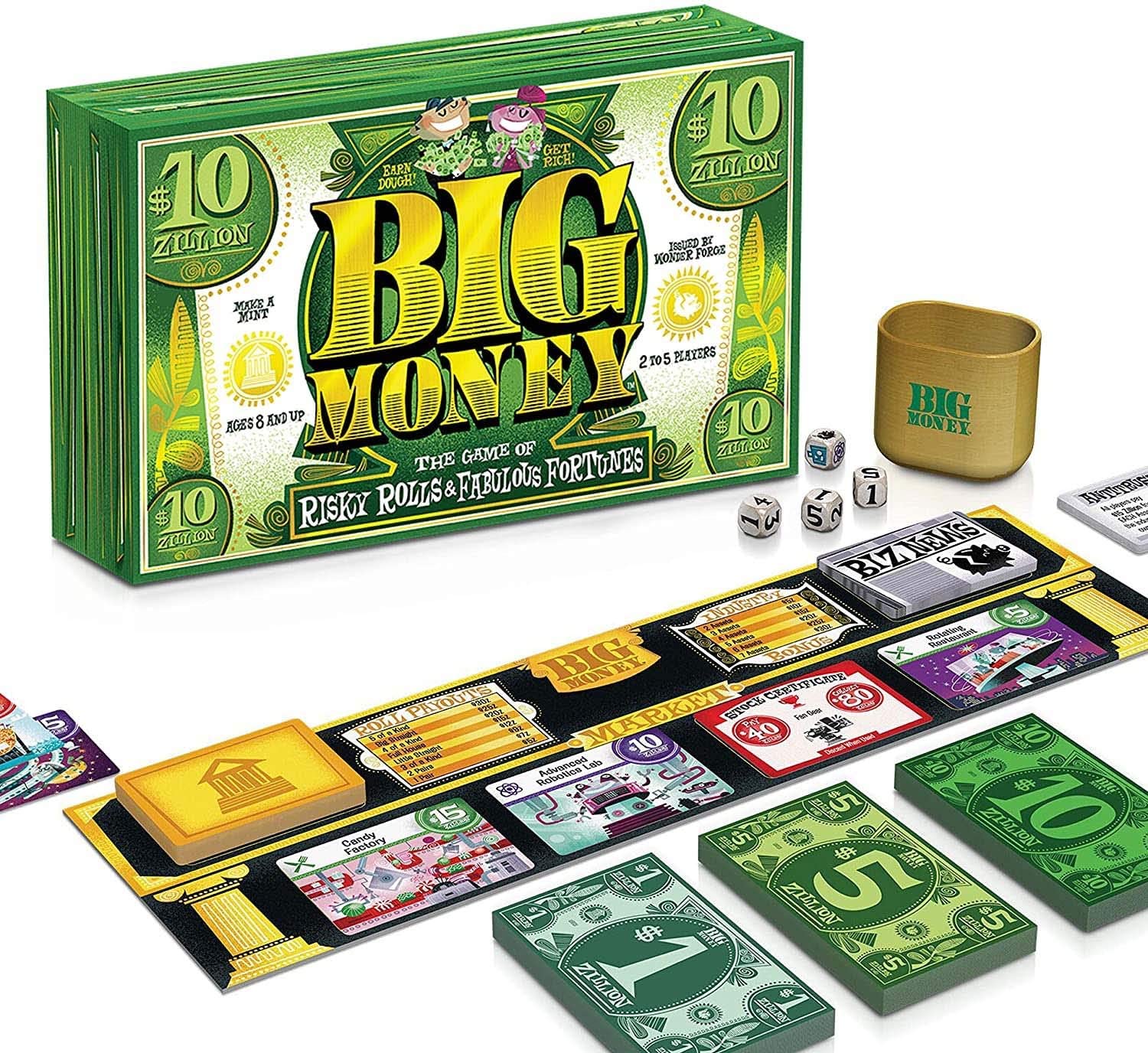 Ravensburger Big Money Family Board Game - Dice Rolling & Property Investment Game for Kids 8+