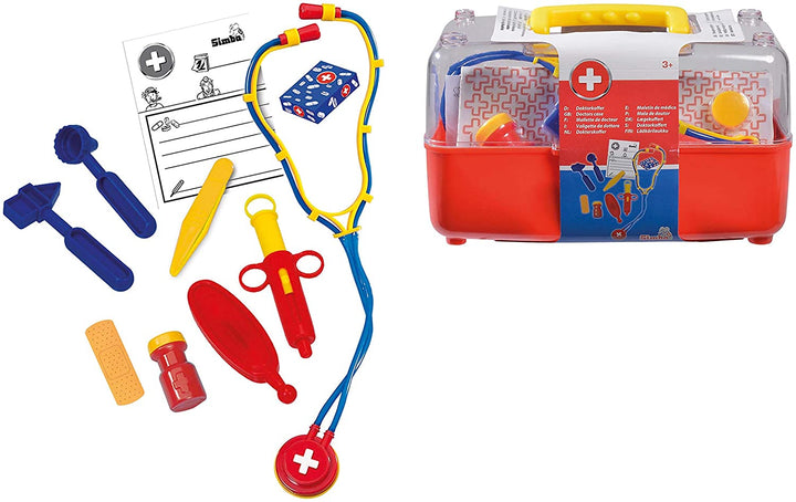 Simba 105544054 Doctor Set en una maleta