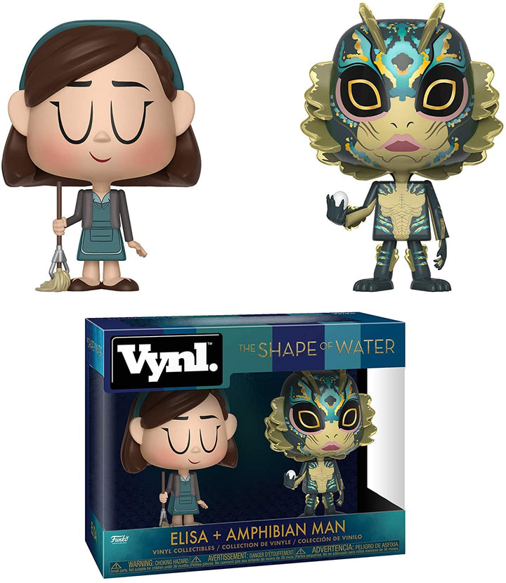 La forma dell'acqua Elisa &amp; l'uomo anfibio Funko 32738 Vynl.