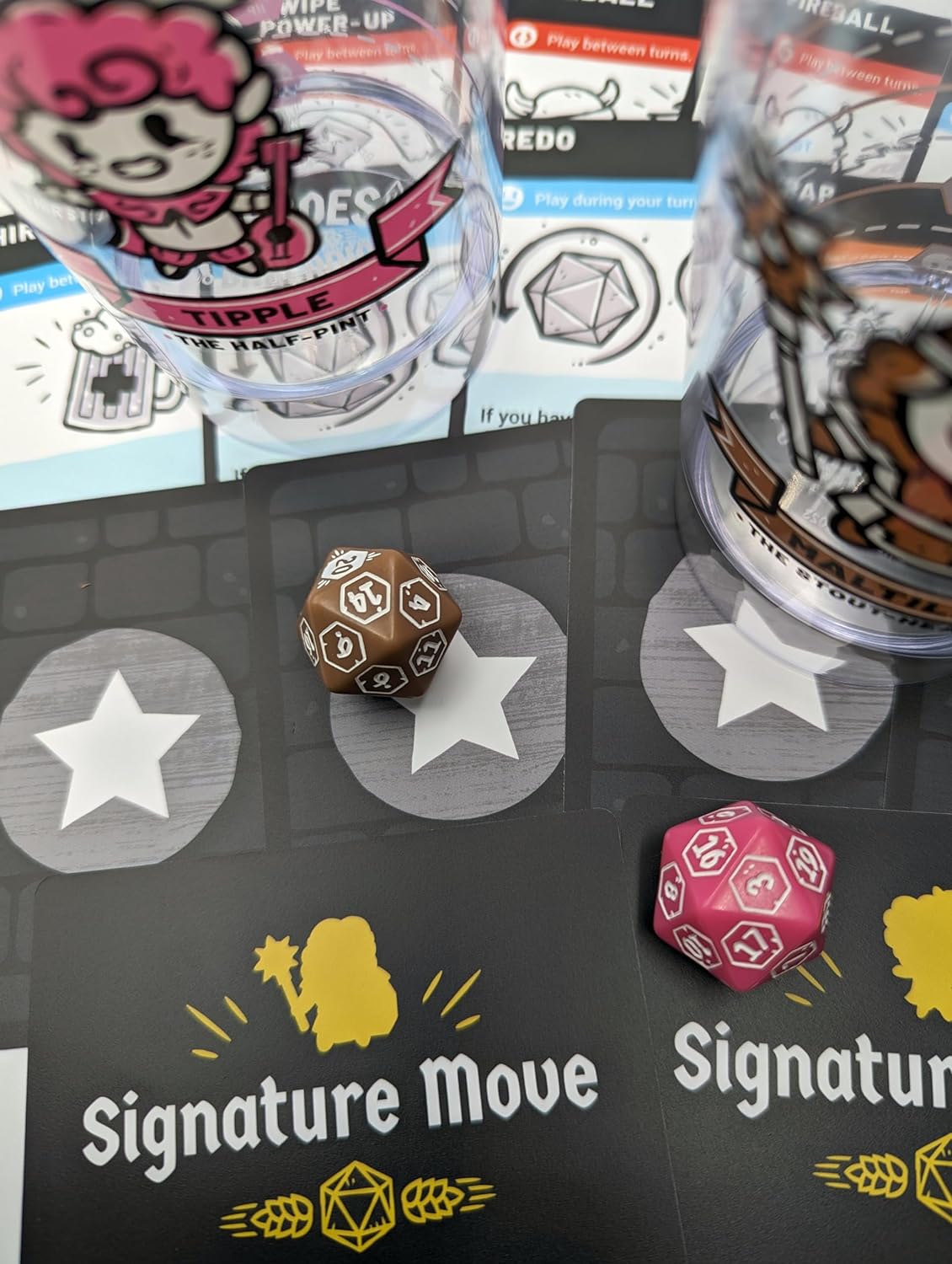 Heroes of Barcadia Party Pack Expansion for Rollacrit Corp Drinking Dungeon Game 4