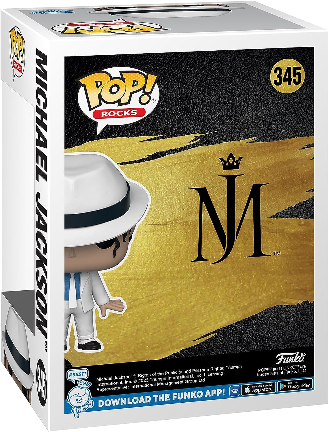 Funko Pop! Rocks - Michael Jackson (Lean) Vinylfigur #345 (70600) 3