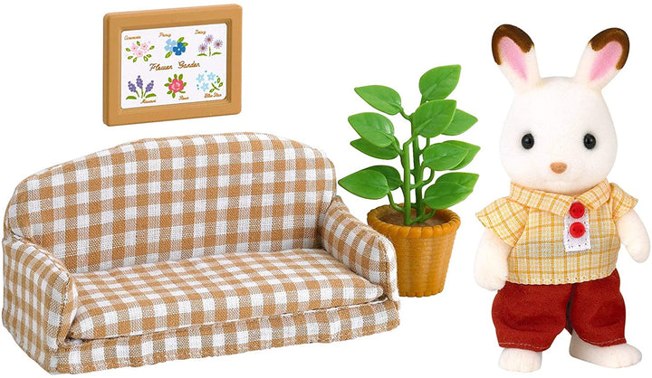 Sylvanian Families Set Padre Coniglio Cioccolato