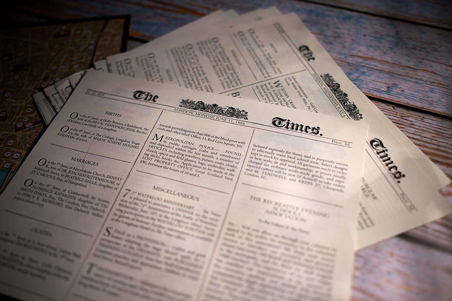 Sherlock Holmes: Die Themse-Morde und andere Fälle Brettspiel 6