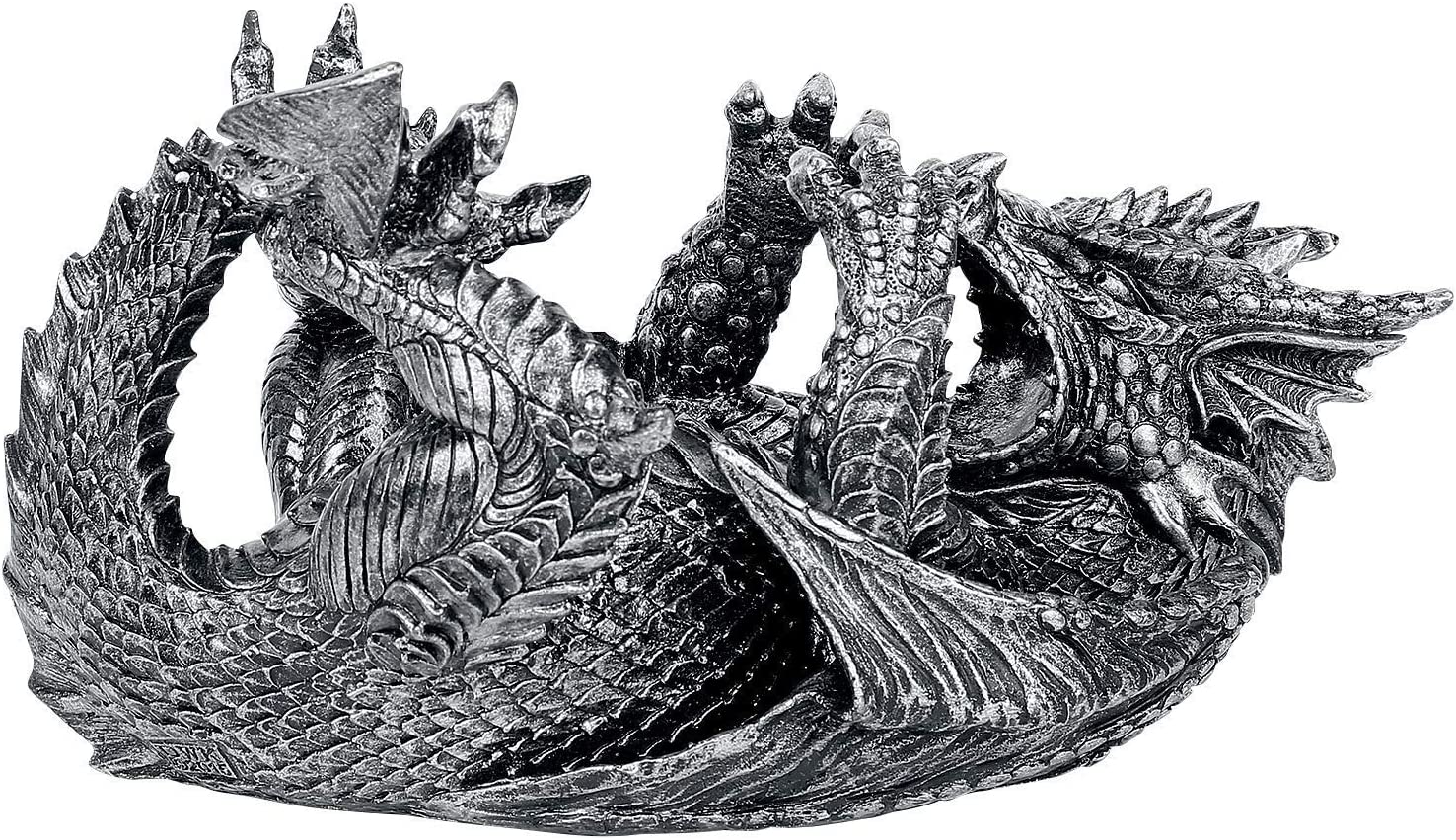 Nemesis Now Guzzlers Weinflaschenhalter mit Drachenmotiv, schwarzes Kunstharz, 32 cm 6