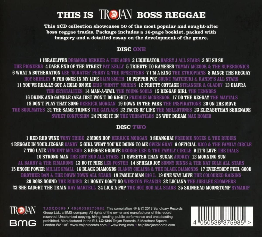 This Is Trojan Boss Reggae - [Audio CD]