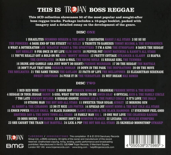 This Is Trojan Boss Reggae - [Audio CD]