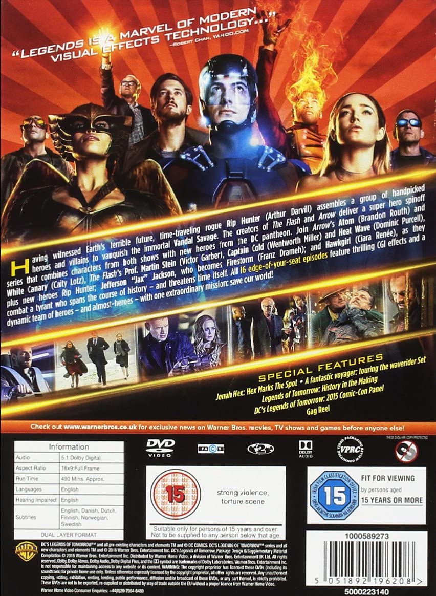 DC Legends of Tomorrow - Season 1 [Blu-ray] 3