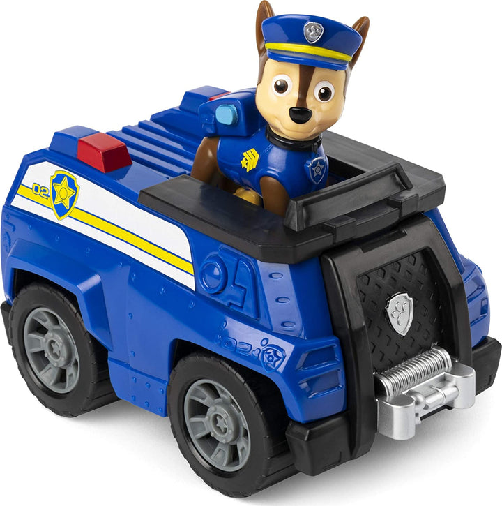 PAW Patrol 6054118 Chase&#39;s Patrol Cruiser-voertuig met verzamelfiguur