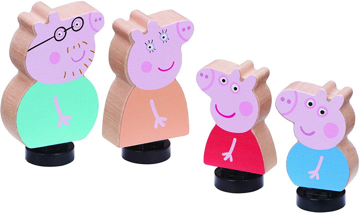 Peppa Pig 07207 Figure di famiglia in legno