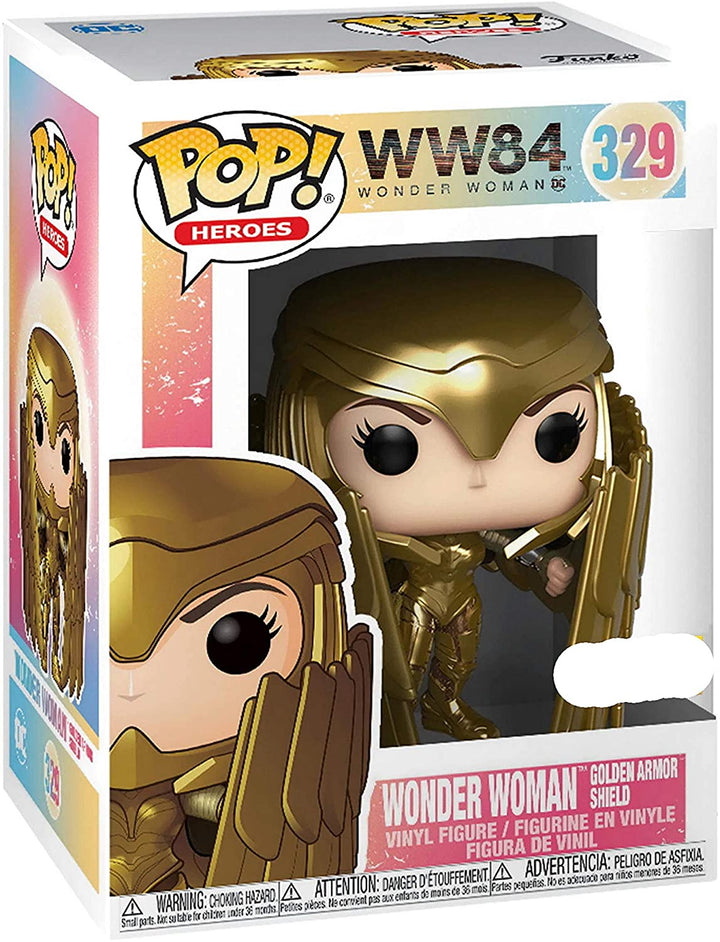 WW84 Wonder Woman Wonder Woman Armatura d&#39;oro Scudo Funko 46659 Pop! Vinile #329