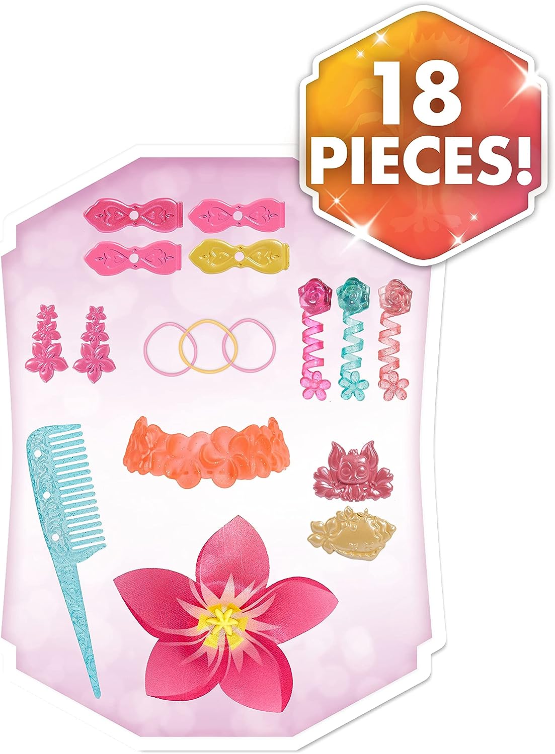 Disney Princess Moana Styling Head with Flower Crown & Accessories 3