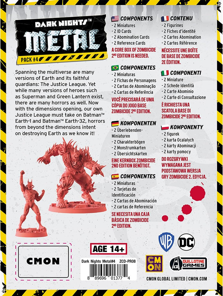 Zombicide 2nd Edition: Dark Night Metal Promo Pack No. 4