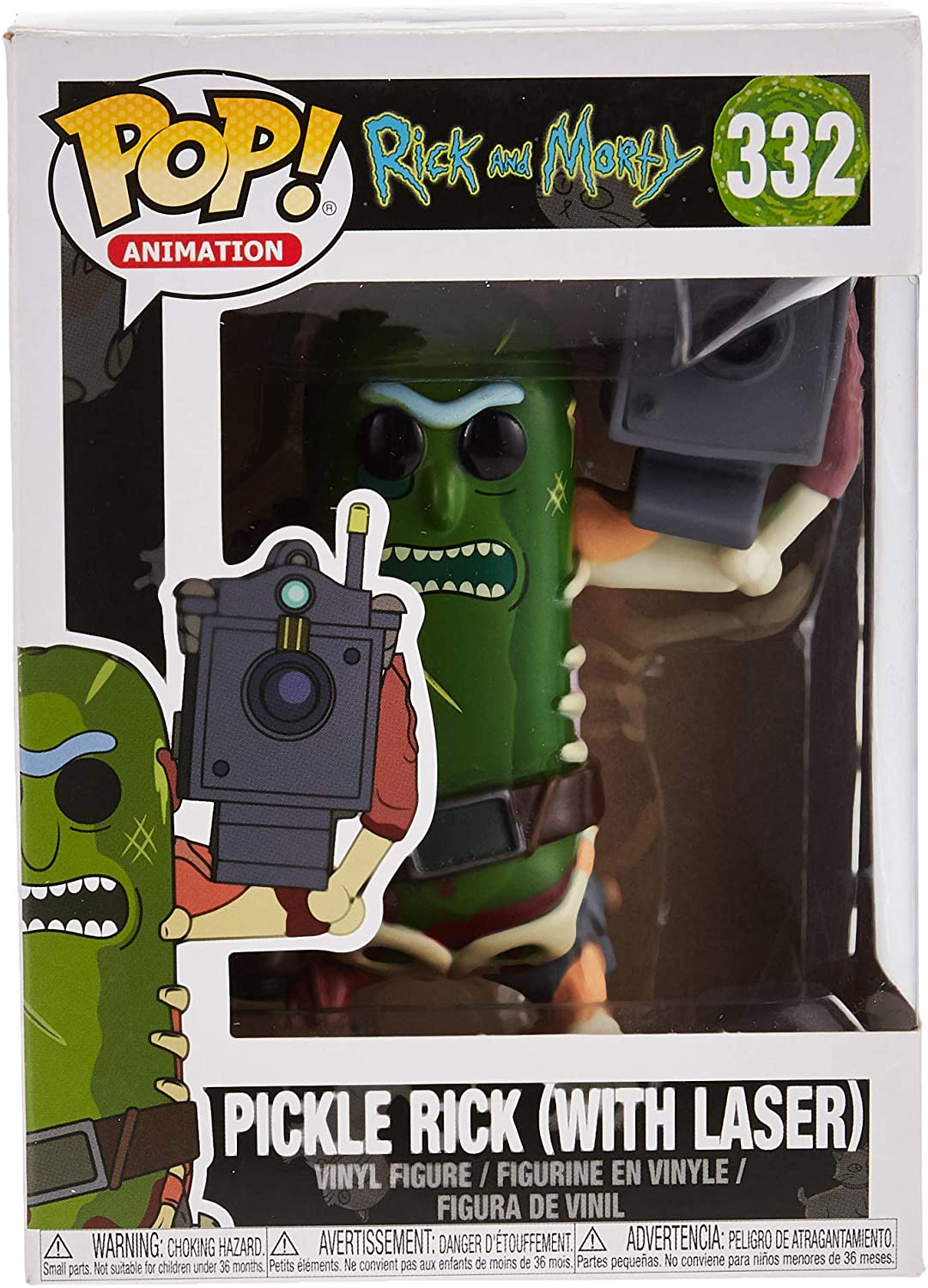 Funko Pop! Animation Rick and Morty - Pickle Rick with Laser Vinyl Figure (27862)