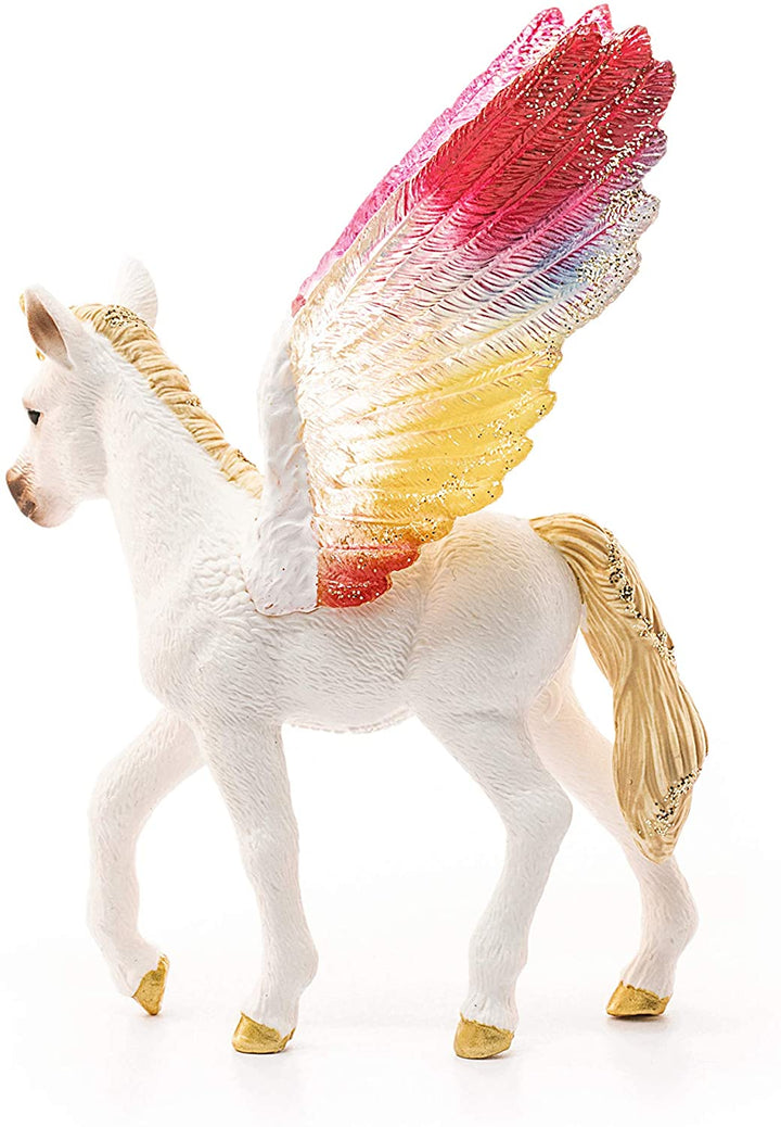 Schleich 70577 Figura Puledro Unicorno Arcobaleno Alato