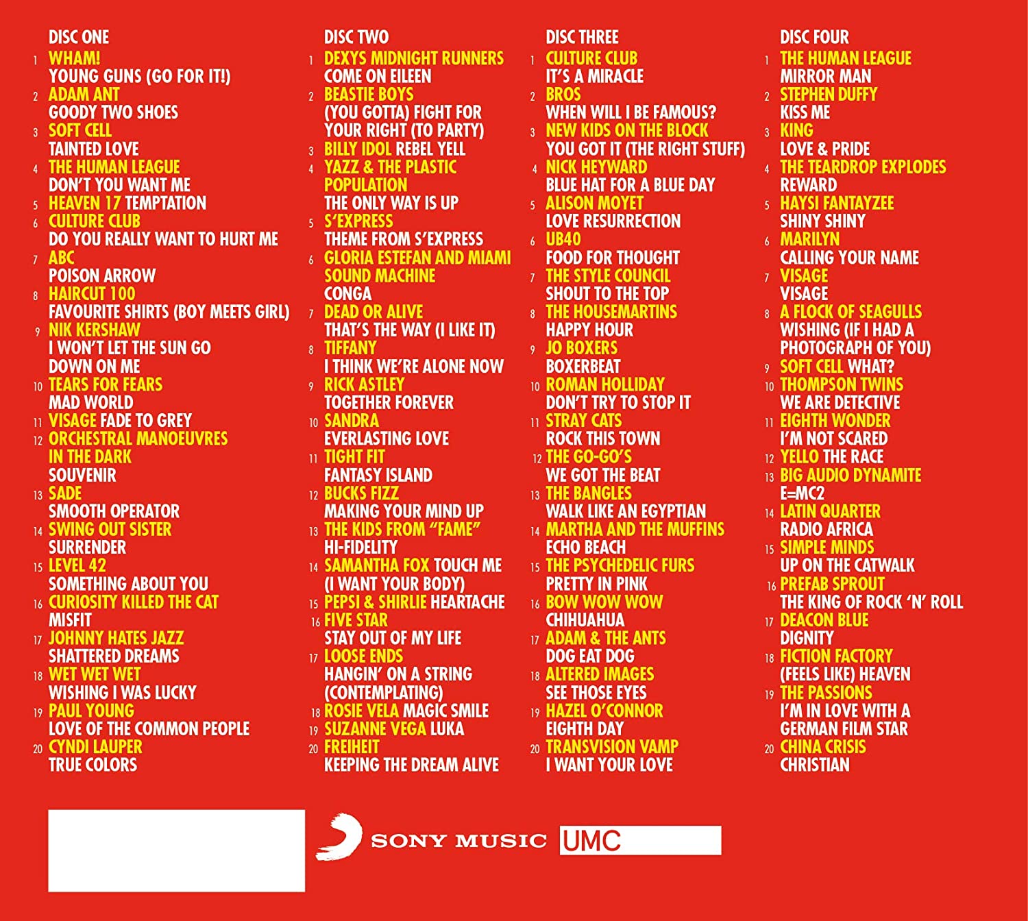 Various Artists - The Hits Album: The 80s Young Guns [Audio CD]