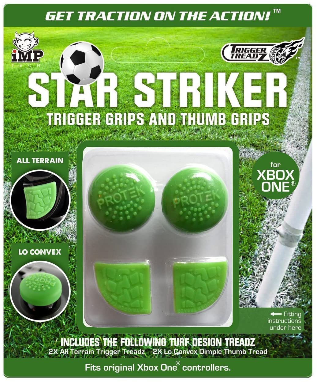 Trigger Treadz Star Striker Duim en Trigger Grips Pack (Xbox One)