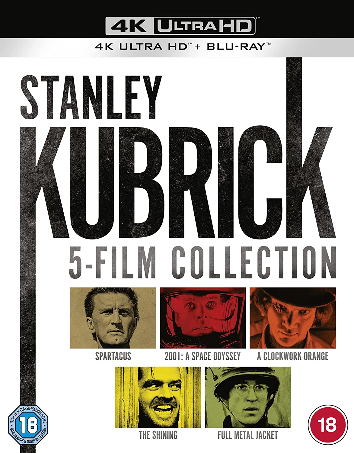 Stanley Kubrick: 5-Film Collection (1960-1987) - 4K Ultra HD Blu-ray [Blu-ray]
