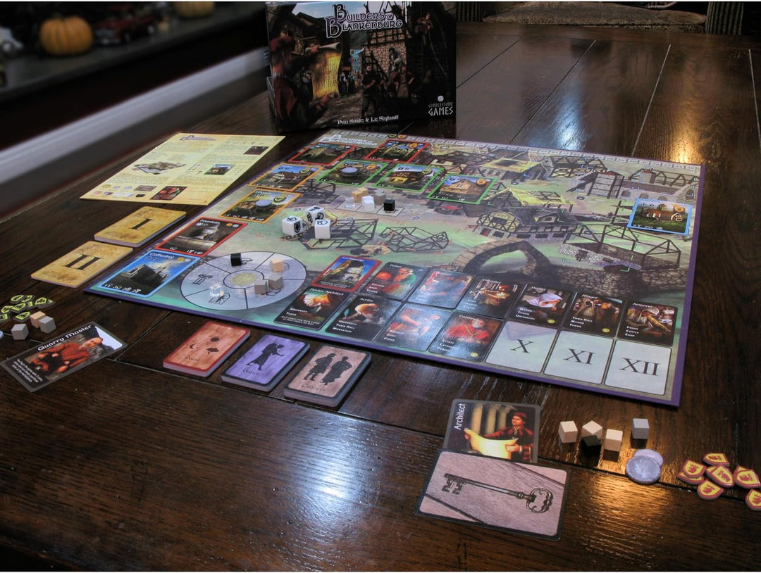 Builders of Blankenburg: 2nd Edition Board Game - Cobblestone Games, Worker Placement