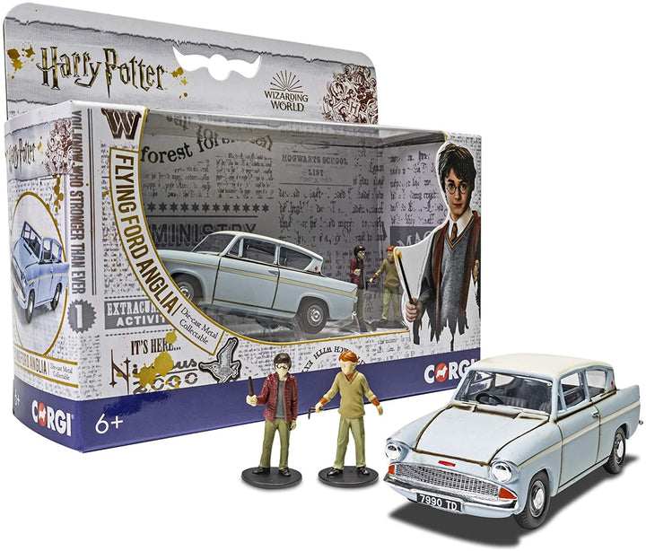 Corgi CC99725 Harry Potter Mr Wesley's Enchanted Ford Anglia with Harry and Ron Figures
