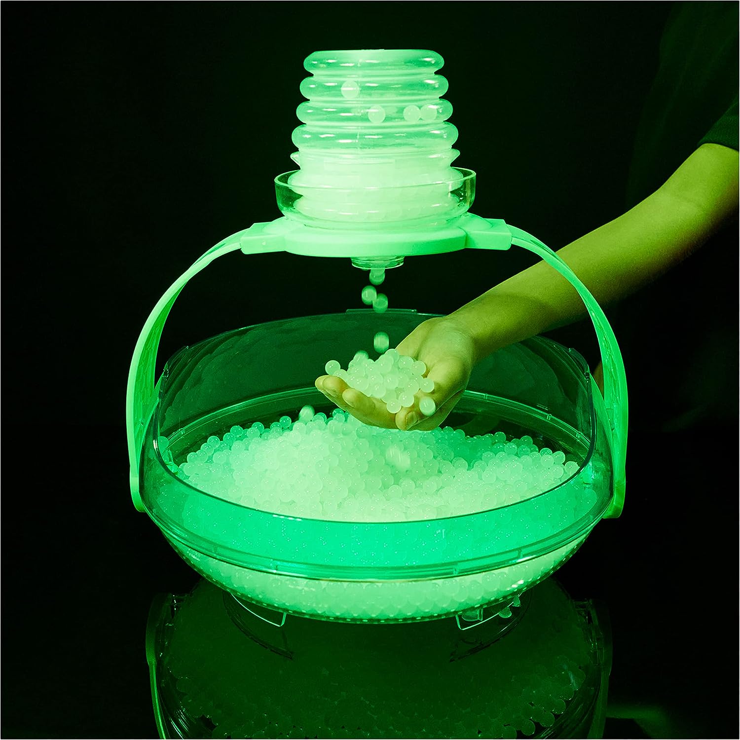 Orbeez Sensation Station – Spielset mit 2000 im Dunkeln leuchtenden und farbigen Wasserperlen 5