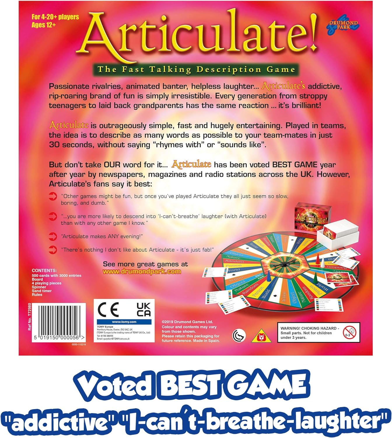 Drumond Park Articulate Family Board Game - Fast Talking Description Game 9