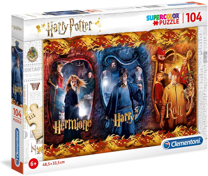 Clementoni 61885 Jigsaw Puzzle Harry Potter 104 Pieces, jigsaw puzzle for children