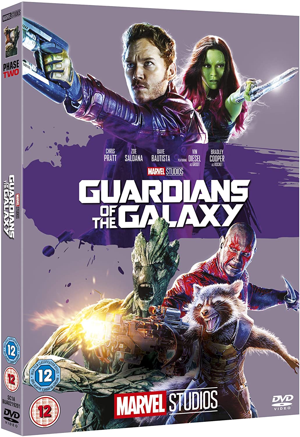 Guardians Of The Galaxy (2014) - DVD (Region 2) (‎BUA0219201)