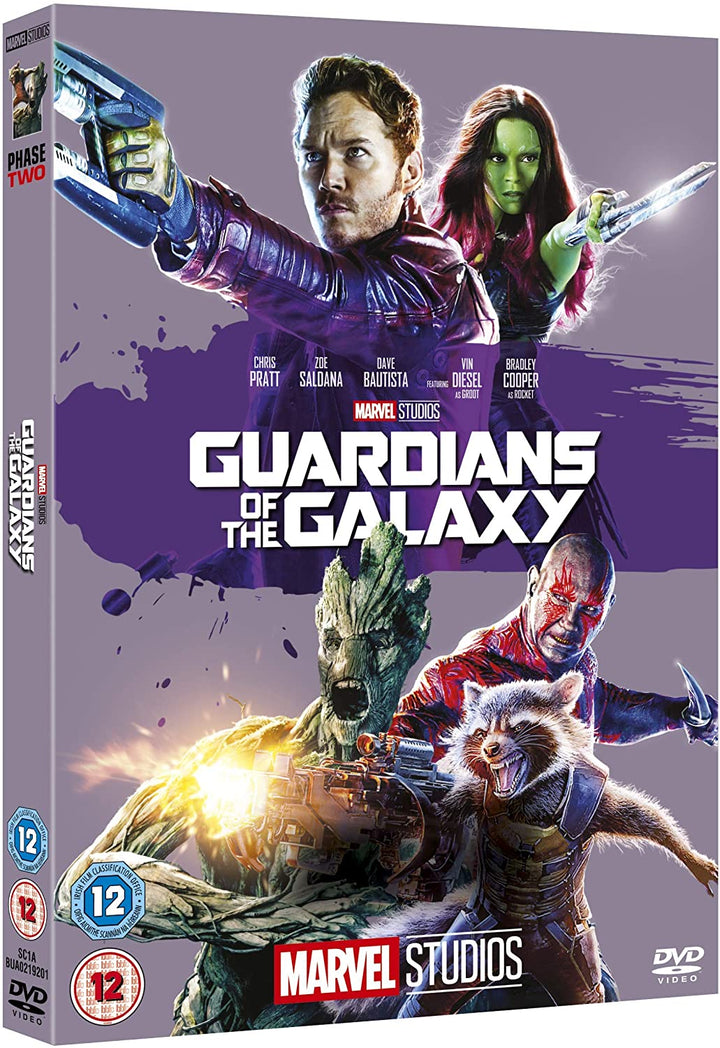 Guardians Of The Galaxy (2014) - DVD (Region 2) (‎BUA0219201)