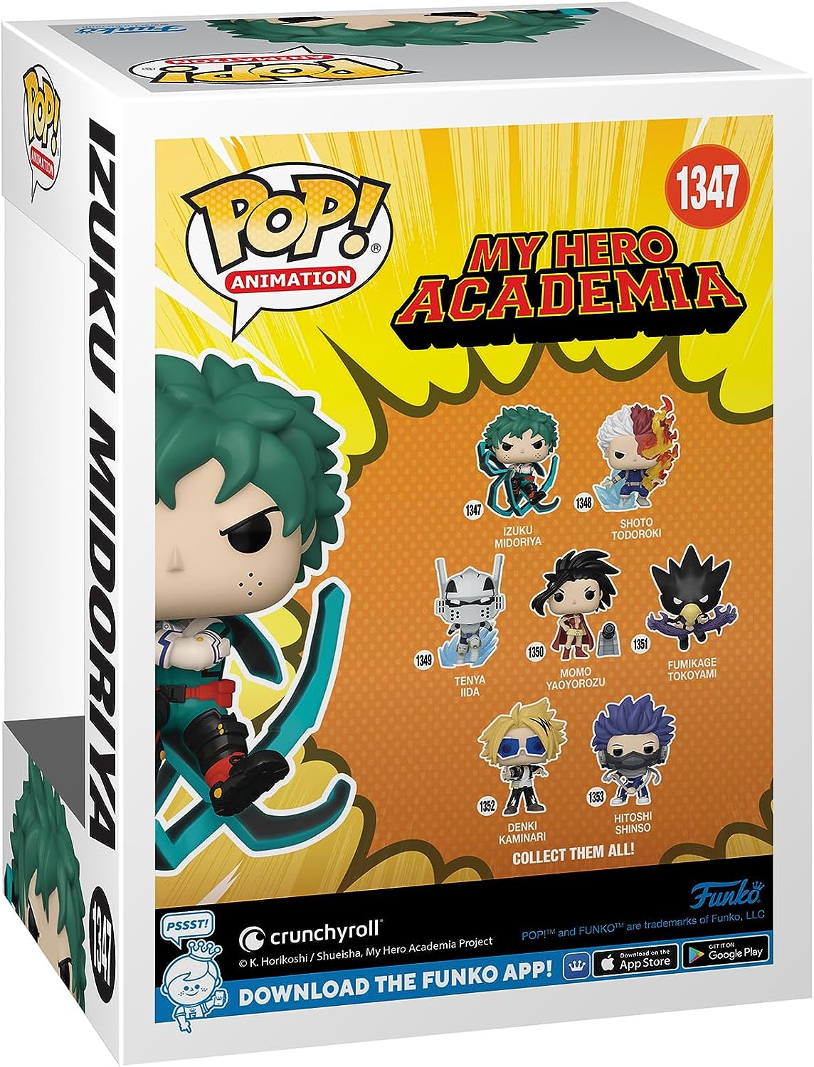 Funko Pop! Animation My Hero Academia - Izuku Midoriya (Black Whip) Vinyl Figure #1347 3